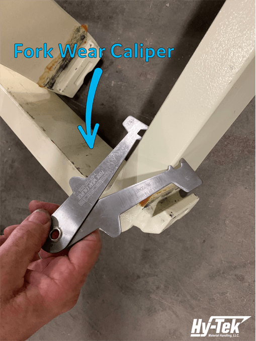 Forklift Heel Wear Caliper